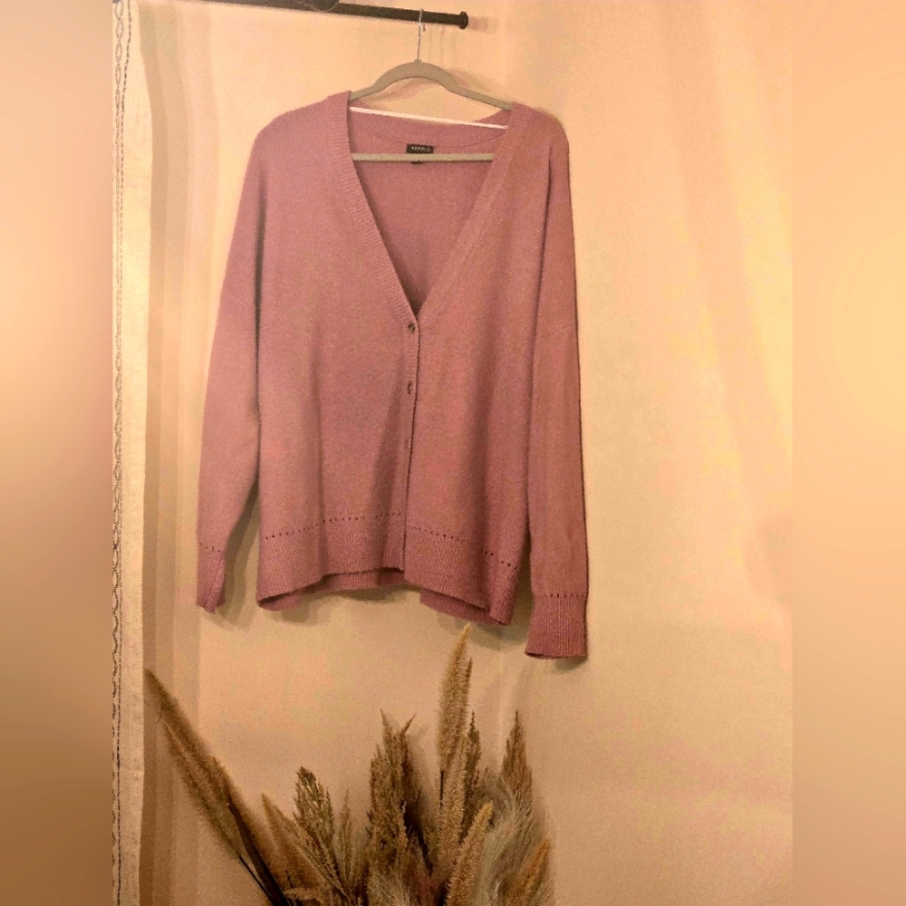Torrid size 3 Women's Pink Cardigan Sweater